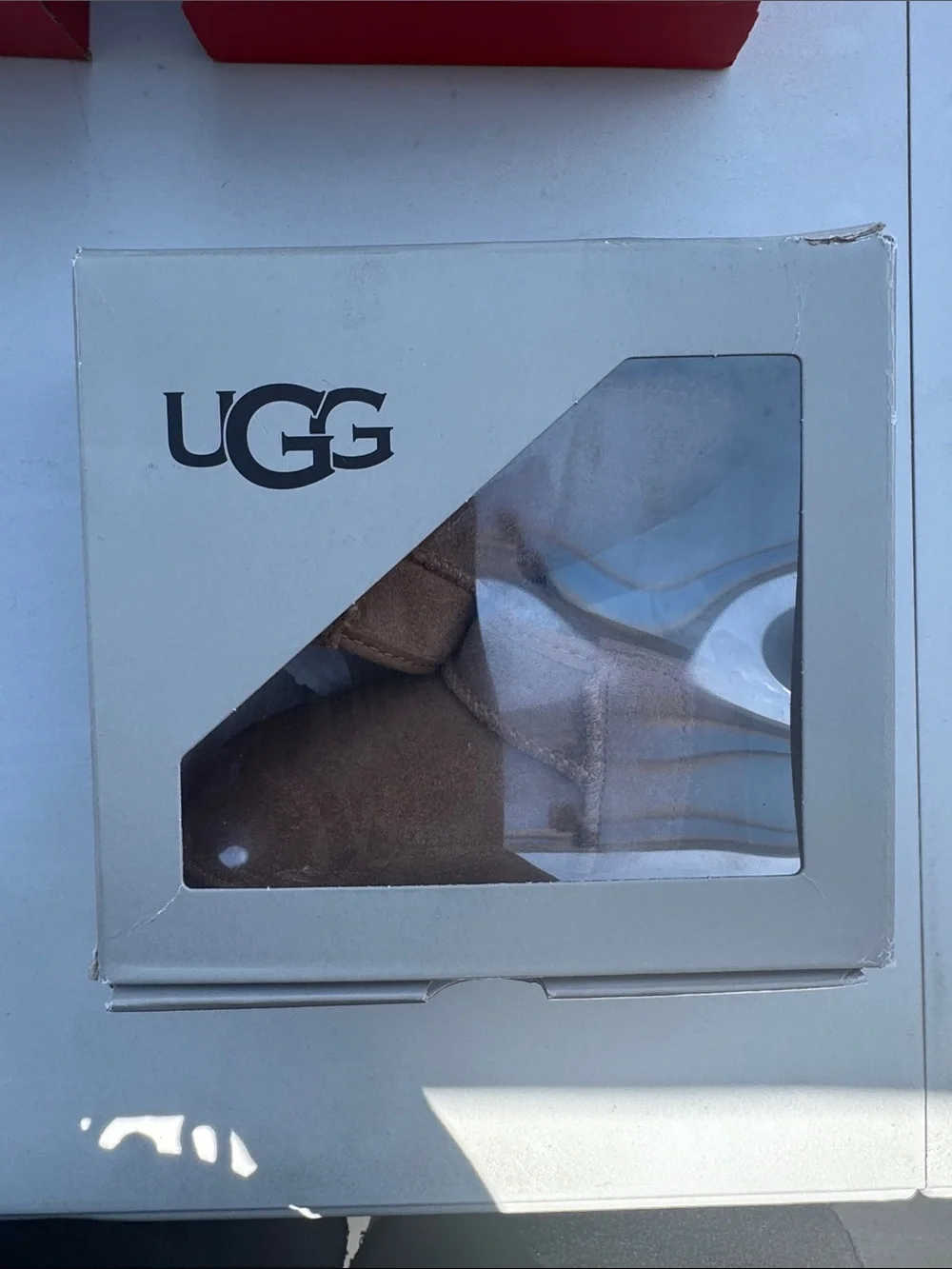 UGG Toddler Chestnut Suede Booties